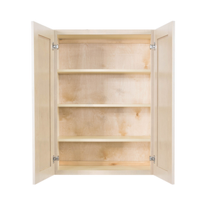 Lancaster Stone Wash Wall Cabinet 2 Doors 3 Adjustable Shelves