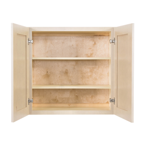 Lancaster Stone Wash Wall Cabinet 2 Doors 2 Adjustable Shelves With 30-inch Height