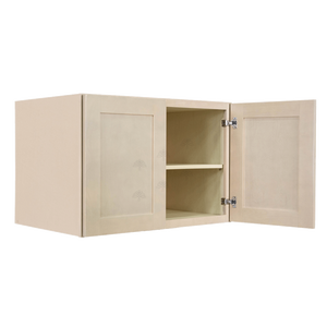 Lancaster Stone Wash Wall Cabinet 2 Doors 1 Adjustable Shelf 24inch Depth