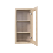 Load image into Gallery viewer, Lancaster Stone Wash Wall Mullion Door Cabinet 1 Door 2 Adjustable Shelves Glass not Included