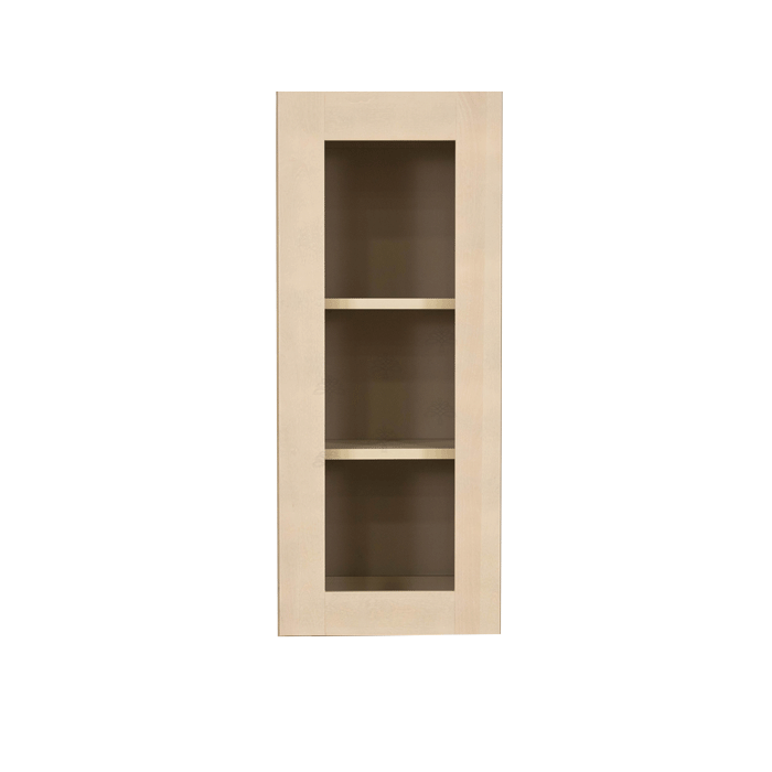 Lancaster Stone Wash Mullion Door Cabinet 1 Door 2 Adjustable Shelves Glass not Included