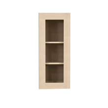 Load image into Gallery viewer, Lancaster Stone Wash Mullion Door Cabinet 1 Door 2 Adjustable Shelves Glass not Included