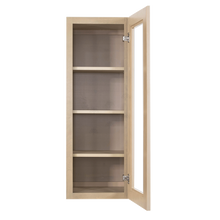 Load image into Gallery viewer, Lancaster Stone Wash Wall Mullion Door Cabinet 1 Door 3 Adjustable Shelves Glass not Included