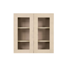 Load image into Gallery viewer, Lancaster Stone Wash Wall Mullion Door Cabinet 2 Door 2 Adjustable Shelves Glass not Included