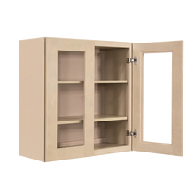 Load image into Gallery viewer, Lancaster Stone Wash Wall Mullion Door Cabinet 2 Door 2 Adjustable Shelves Glass not Included