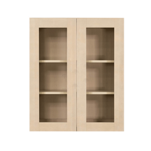 Load image into Gallery viewer, Lancaster Stone Wash Wall Mullion Door Cabinet 2 Doors 2 Adjustable Shelves Glass not Included