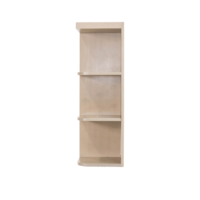 Lancaster Stone Wash Wall Open End Shelf No Door 2 Fixed Shelves (Left)