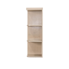 Load image into Gallery viewer, Lancaster Stone Wash Wall Open End Shelf No Door 2 Fixed Shelves (Left)