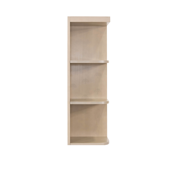 Lancaster Stone Wash Wall Open End Shelf No Door 2 Fixed Shelves (Right)