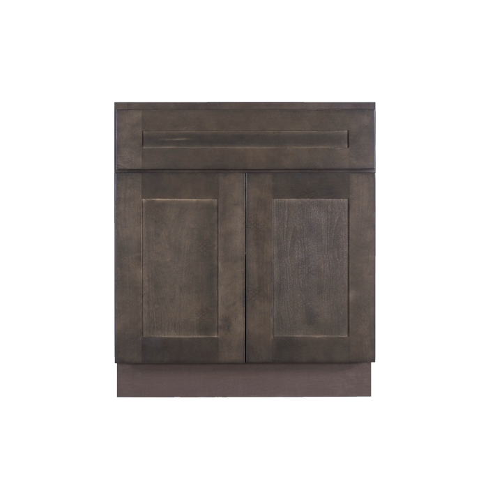 Lancaster Vintage Charcoal Base Cabinet 1 Drawer 2 Doors 1 Adjustable Shelf
