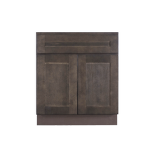 Load image into Gallery viewer, Lancaster Vintage Charcoal Base Cabinet 1 Drawer 2 Doors 1 Adjustable Shelf