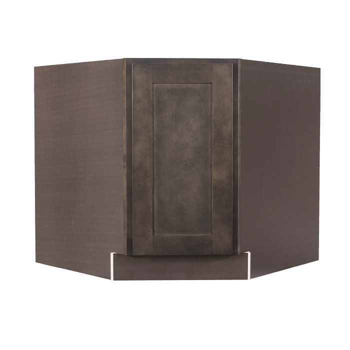Lancaster Vintage Charcoal Base Diagonal Cabinet 1 Door 1 Adjustable Shelf