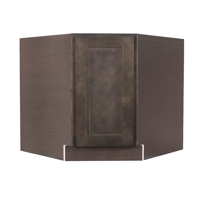 Lancaster Vintage Charcoal Base Diagonal Cabinet 1 Door 1 Adjustable Shelf