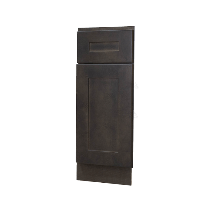 Lancaster Vintage Charcoal Base End Angle Cabinet 1 Fake Drawer 1 Door 1 Adjustable Shelf (Left)