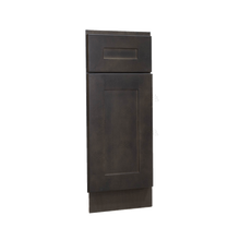 Load image into Gallery viewer, Lancaster Vintage Charcoal Base End Angle Cabinet 1 Fake Drawer 1 Door Adjustable Shelf (Right)