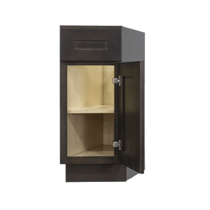 Lancaster Vintage Charcoal Base End Angle Cabinet 1 Fake Drawer 1 Door Adjustable Shelf (Right)