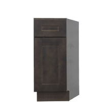 Load image into Gallery viewer, Lancaster Vintage Charcoal Base End Angle Cabinet 1 Fake Drawer 1 Door Adjustable Shelf (Right)