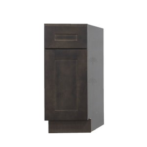 Lancaster Vintage Charcoal Base End Angle Cabinet 1 Fake Drawer 1 Door Adjustable Shelf (Right)