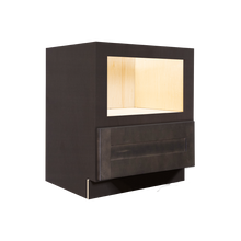 Load image into Gallery viewer, Lancaster Vintage Charcoal Base Microwave with Drawer Cabinet