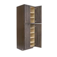 Load image into Gallery viewer, Lancaster Vintage Charcoal Tall Pantry 2 Upper Doors and 2 Lower Doors