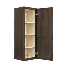 Load image into Gallery viewer, Lancaster Vintage Charcoal Wall Cabinet 1 Door 3 Adjustable Shelves