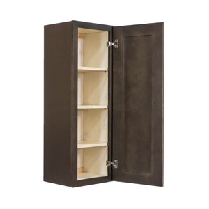 Lancaster Vintage Charcoal Wall Cabinet 1 Door 3 Adjustable Shelves