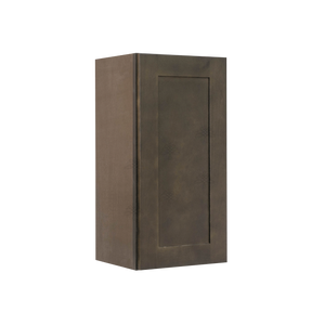 Lancaster Vintage Charcoal Wall Cabinet 1 Door 2 Adjustable Shelves 30-inch Height