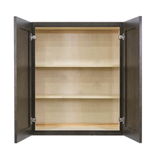 Load image into Gallery viewer, Lancaster Vintage Charcoal Wall Cabinet 2 Doors 2 Adjustable Shelves