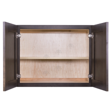 Load image into Gallery viewer, Lancaster Vintage Charcoal Wall Cabinet 2 Doors 1 Adjustable Shelf