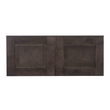 Load image into Gallery viewer, Lancaster Vintage Charcoal Wall Cabinet 2 Doors No Shelf 24inch Depth