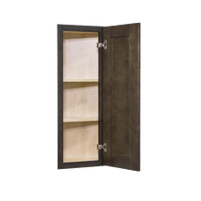 Load image into Gallery viewer, Lancaster Vintage Charcoal Wall End Angle Cabinet 1 Door 2 or 3 Shelves