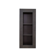 Load image into Gallery viewer, Lancaster Vintage Charcoal Mullion Door Cabinet 1 Door 2 Adjustable Shelves Glass not Included