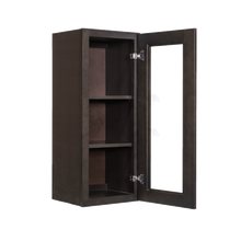 Load image into Gallery viewer, Lancaster Vintage Charcoal Mullion Door Cabinet 1 Door 2 Adjustable Shelves Glass not Included