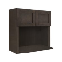 Load image into Gallery viewer, Lancaster Vintage Charcoal Wall Microwave Cabinet