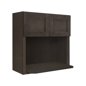 Lancaster Vintage Charcoal Wall Microwave Cabinet