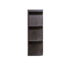 Load image into Gallery viewer, Lancaster Vintage Charcoal Wall Open End Shelf No Door 2 Fixed Shelves (Right)