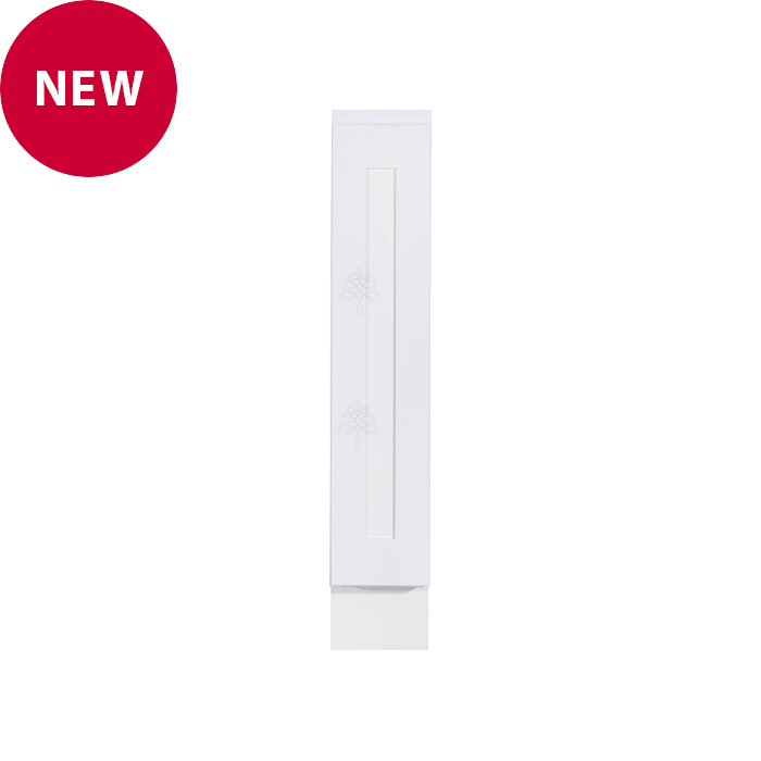Lancaster Series White Shaker Base Spice Rack Cabinet