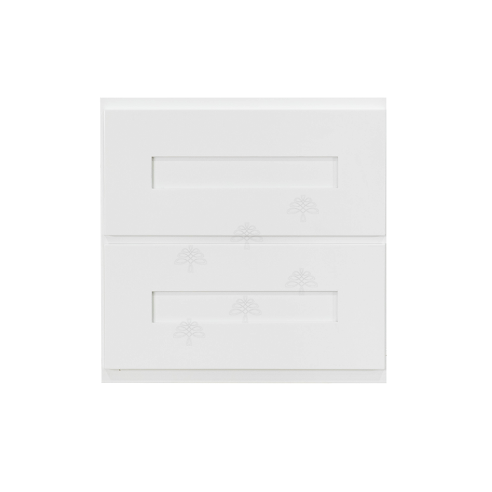 Lancaster Series White Shaker Cabinet Counter Top Drawer