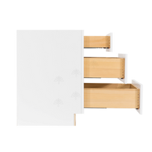 Load image into Gallery viewer, Lancaster Shaker White Base Drawer Cabinet 3 Drawers