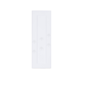 Lancaster Shaker White Wall Cabinet 1 Door 2 Adjustable Shelves 30-inch Height