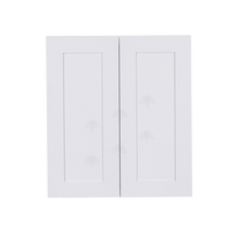 Load image into Gallery viewer, Lancaster Shaker White Wall Cabinet 2 Doors 2 Adjustable Shelves With 30-inch Height