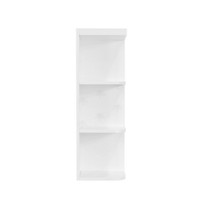Lancaster Shaker White Wall Open End Shelf No Door 2 Fixed Shelves Left or Right