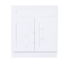 Load image into Gallery viewer, Lancaster Shaker White Base Cabinet 1 Drawer 2 Doors 1 Adjustable Shelf
