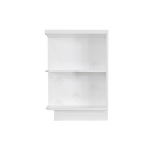 Load image into Gallery viewer, Lancaster Shaker White Base Open End Shelf 12 inch No Door 1 Fixed Shelf Rightside