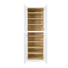 Load image into Gallery viewer, Lancaster Shaker White Tall Pantry 2 Upper Doors and 2 Lower Doors