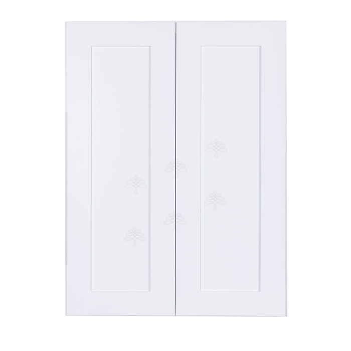 Lancaster Shaker White Wall Cabinet 2 Doors 2 Adjustable Shelves