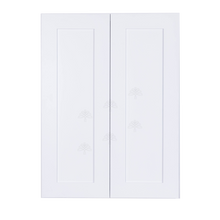 Load image into Gallery viewer, Lancaster Shaker White Wall Cabinet 2 Doors 2 Adjustable Shelves