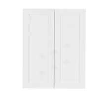 Load image into Gallery viewer, Lancaster Shaker White Wall Cabinet 2 Doors 3 Adjustable Shelves