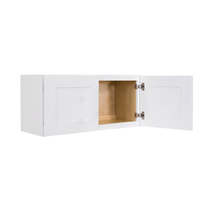 Lancaster Shaker White Wall Cabinet 2 Doors No Shelf
