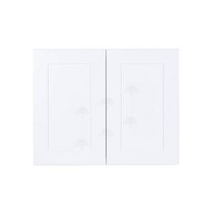 Lancaster Shaker White Wall Cabinet 2 Doors 1 Adjustable Shelf